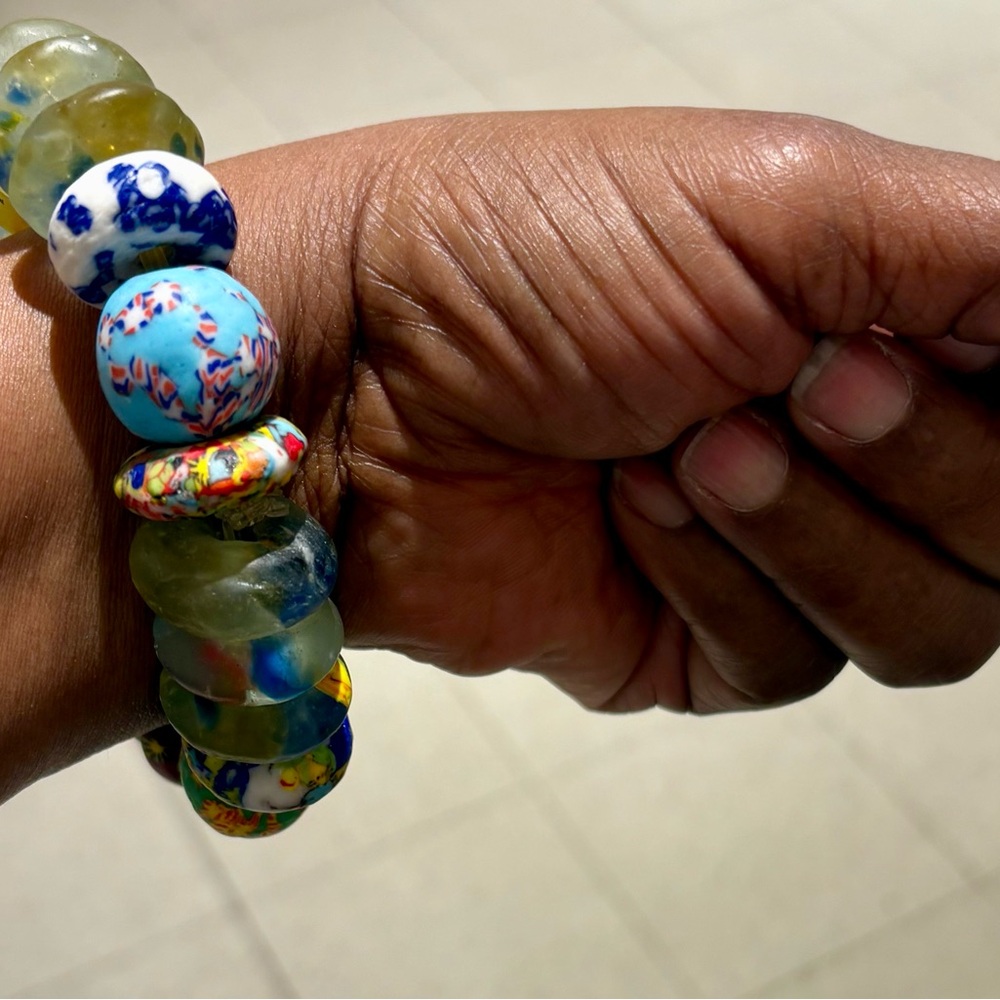 Ghanaian Stone Beaded Bracelet